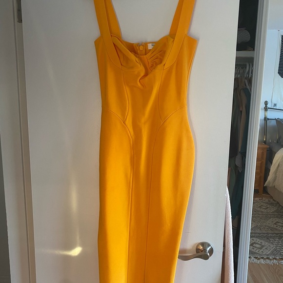 House of CB Tangerine Bandage Midi Dress - Picture 3 of 3